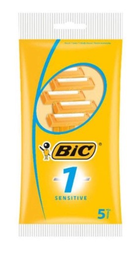 Jednorazové holiace strojčeky Bic Sensitive 5 kusov