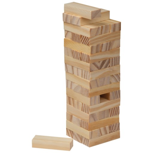 Drevená arkádová veža logická hra