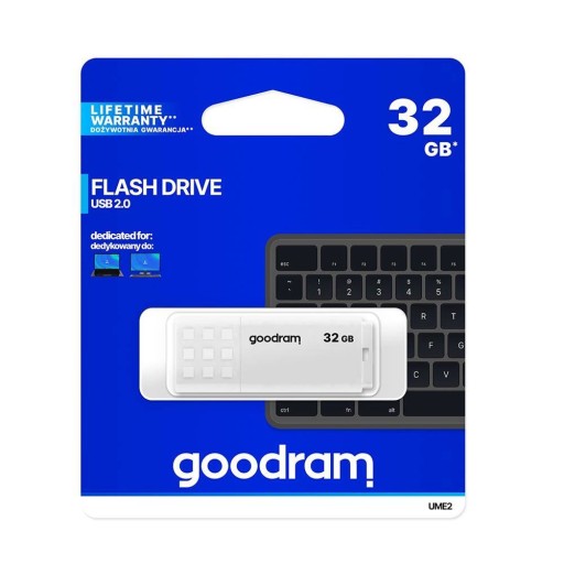 Goodram pendrive 32GB USB 2.0 UME2 biely
