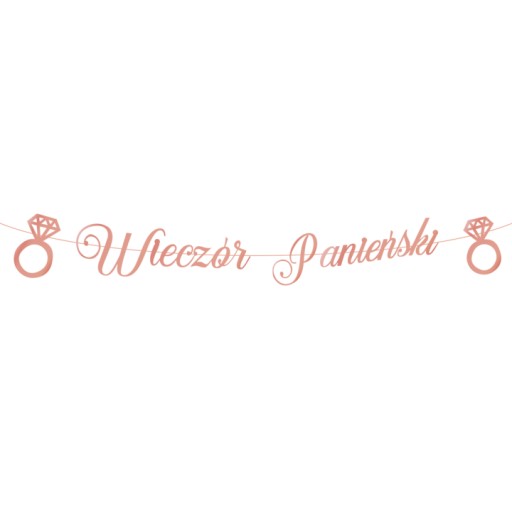 Banner na rozlúčku s ružovým nápisom 150 cm