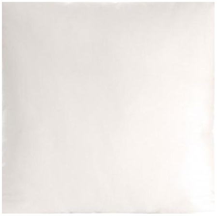 Obliečka na vankúš z bavlneného saténu 40x40 Biela