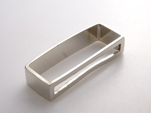 Pútko na opasok 40 mm / 4 cm strieborné