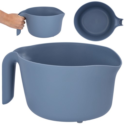 VEĽKÁ PLASTOVÁ MIESAČKA, 3L