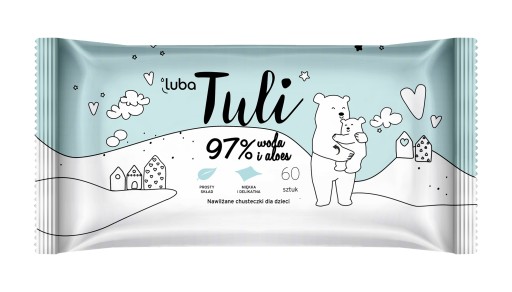 LUBA Tuli vlhčené obrúsky pre deti 97% voda