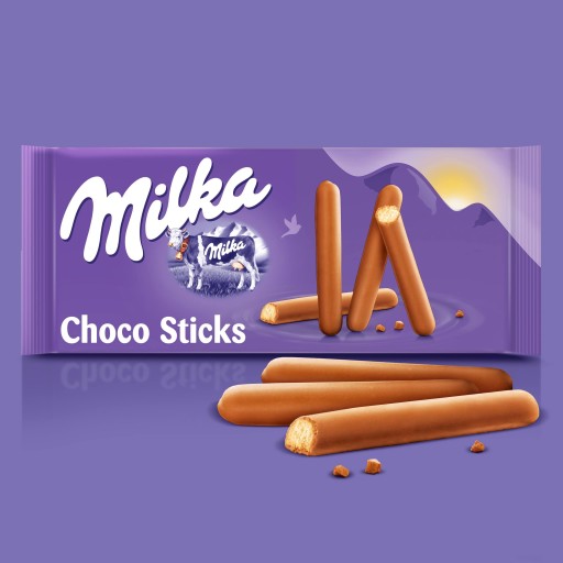Milka Choco Sticks sušienky, sušienky poliate mliečnou čokoládou, 112 g