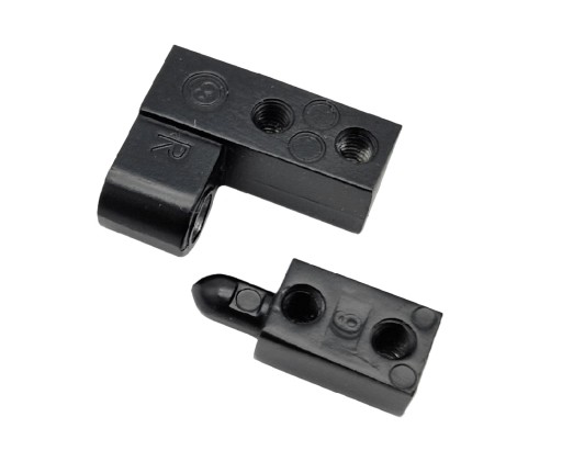 PRIEMYSELNÝ PÁNT PRAVÝ 20,5 x 25,5 mm ČIERNA 180°
