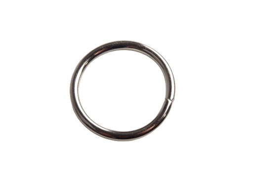 Kovový krúžok na kožený opasok 20 / 3 mm 10 ks