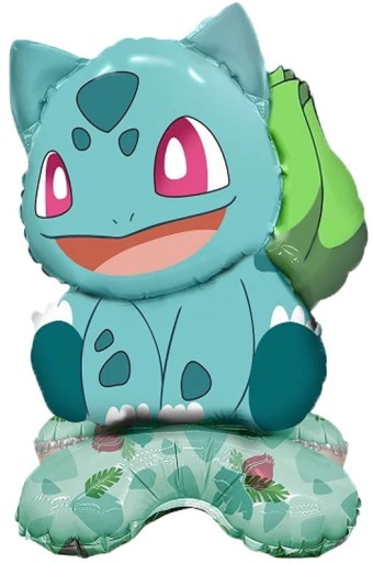 POKEMON GO BULBASAUR NARODENINOVÝ FÓLIOVÝ BALÓN VEĽKÝ STOJACÍ DARČEK 50cm