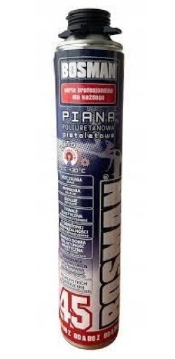 Montážna pena Bosman 750 ml 45-pištolová nízkotlaková pena