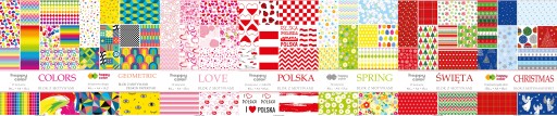 Blok s motívmi A4 RED 80 g/m2 15 listov Happy Color