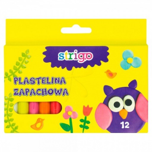Strigo vonná plastelína, 12 farieb