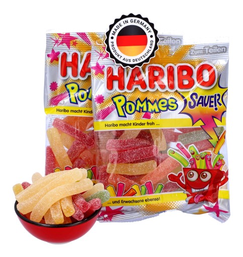 HARIBO Fruit Jelly Sour Fries 175g z Nemecka