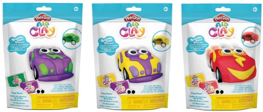Kreatívna súprava z plastelíny Play-Doh Air Clay Racers Car Purple