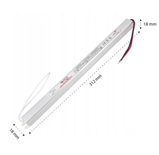 12V 60W 5A ULTRA SLIM zdroj pre LED pásy IP20