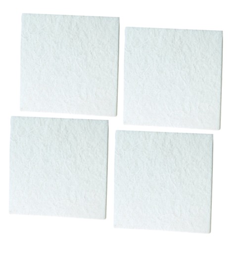 Plsťové podložky 10 x 10 cm, 4 ks, plsť pod nábytok