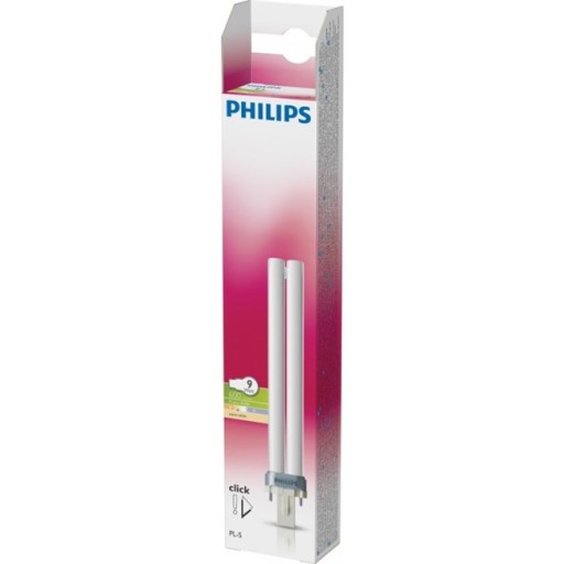 Žiarivka PHILIPS G23 9W / 600 lumenov / teplá farba 2700K PL-S 2-pin