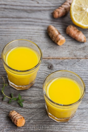 Šťava z lisovanej kurkumy s citrónom 200 ml Zielona Tłoc