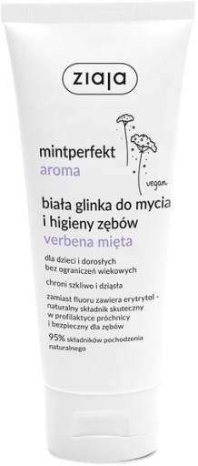 Biela zubná hlina Ziaja Mintperfekt Aroma