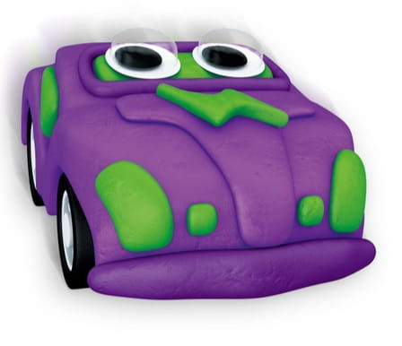 Zahrajte si kreatívnu súpravu Racer Doh Air Clay Clay