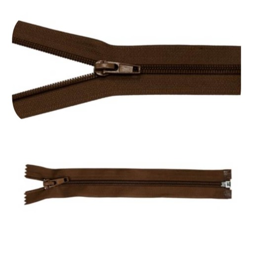 Zips 85cm Tailor Brown 5 ks