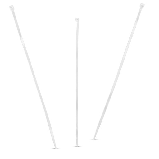 200x sťahovacie pásky Káblové pásky Zipsy 3,6 x 200 mm Silné UV sťahovacie pásky