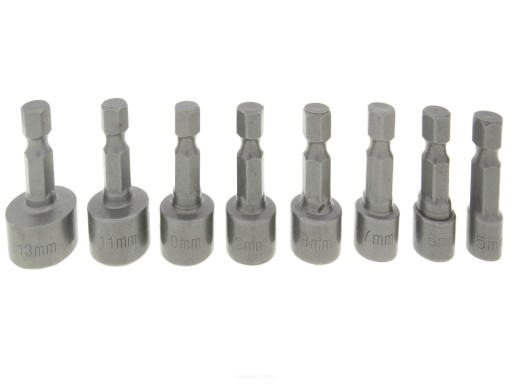 ZÁSUVKY SKRUTKOVAČOV 5-13mm 1/4 sada 8 ks