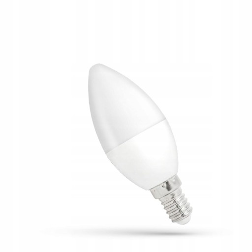LED ŽIAROVKA NA SVIEČKU E14 6W STIMUTEĽNÁ STUDENÁ BIELA
