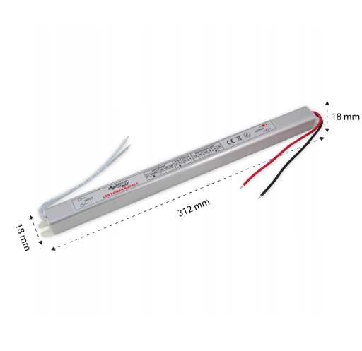 12V 48W 4A ULTRA SLIM zdroj pre LED pásy IP20