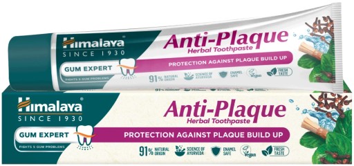 Bylinná zubná pasta HIMALAYA Gum Expert Anti-Plaque miswak bez fluoridu
