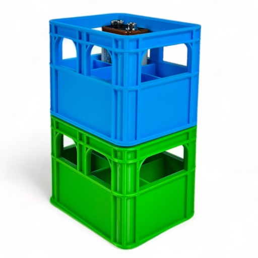 KAJAWIS organizér na AAA batérie, BATTERIES box, kufrík, EKO kontajner