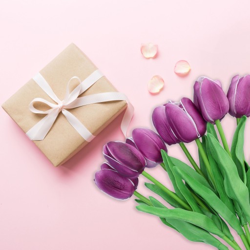 TULIPS TULIPSOVÁ KYTICA umelé kvety, ako ozajstné, dekoračné na balkón