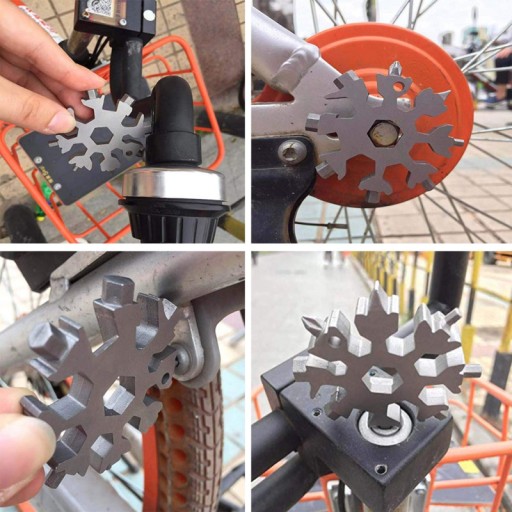 MULTIFUNKČNÝ KĽÚČ SNEHOVÁ VLOČKA MULTITOOL SNOW 18V1