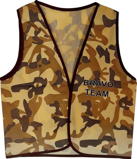 CAMO VESTA PRE DETI JEDNORÁZOVÝ KROJ