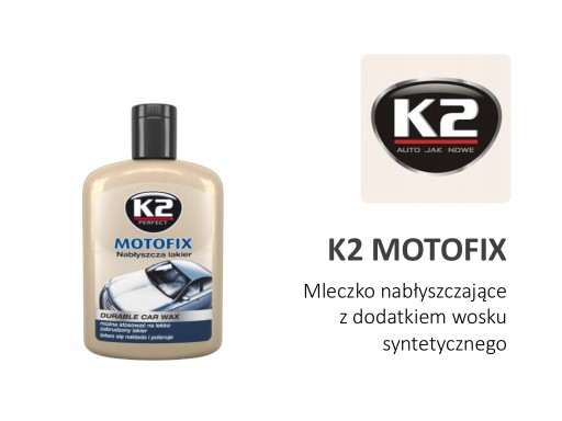 K2 MOTOFIX 500ml farba lesklá mlieko
