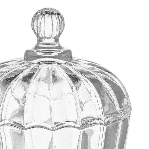 Sklenená cukornička 200 ml s pokrievkou