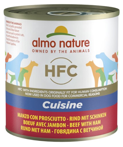 Almo Nature HFC hovädzie mäso so šunkou 95g