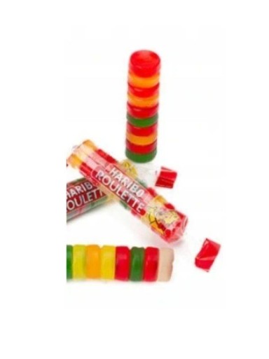 Haribo žuvacie cukríky ovocné želé rolky 175g