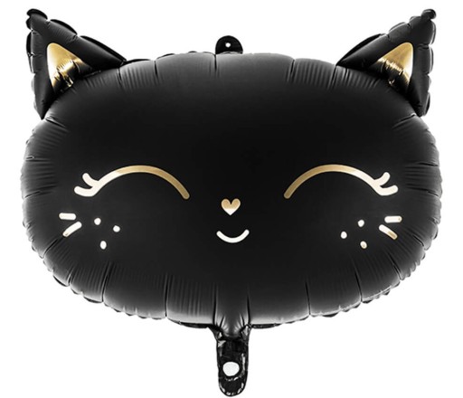Fóliový balón Black Cat Kitten 48x36 cm Halloween