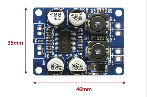 MONO ZOSILŇOVAČ 1X60W 8-24V TPA3118