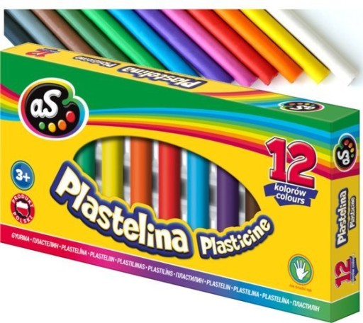 Astra AS školská plastelína 12 farieb x 2 balenia
