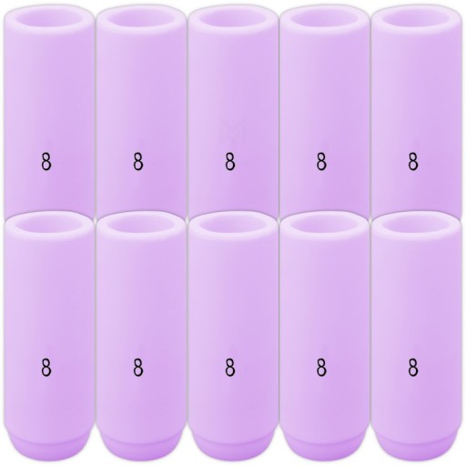 10x TIG keramická tryska #8 10n46 SR17 SR18 SR26