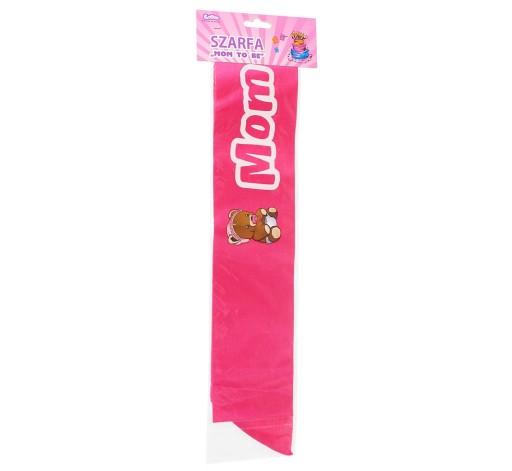 Sashe Budem mamou MOM TO BE Pink Baby Shower Stork