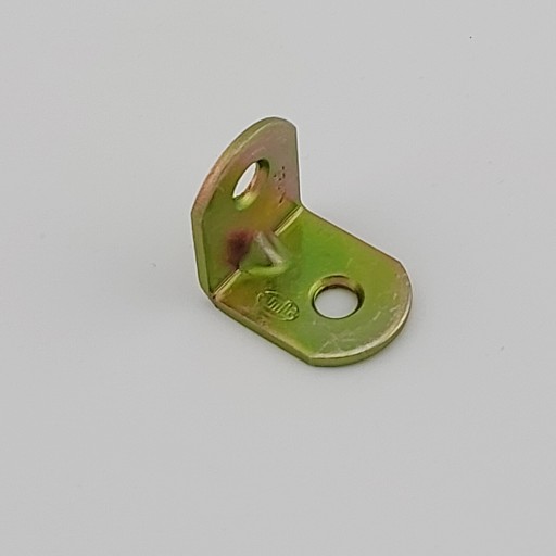 10x UHOLNÍK NÁBYTKU, SPOJKA NÁBYTKOVEJ DOSKY, KOVOVÝ DRŽÁK 20mmx20mm
