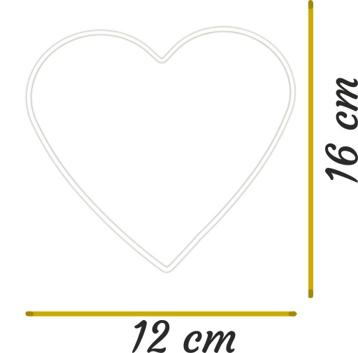 Kovová dekorácia BIELE SRDCE pre makramé, 16 cm