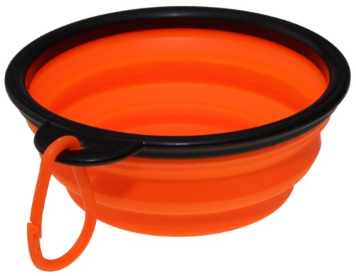 SILIKÓNOVÁ SKLADACIA CESTOVNÁ MISKA PRE PSOV, 13 cm