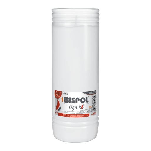 Parafínová vložka do sviečok Bispol 6,5 dňa / 590 g