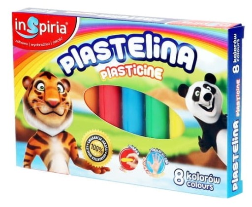 INSPIRIA PLASTICINE 8 FARBY 3804 SCHÉMA