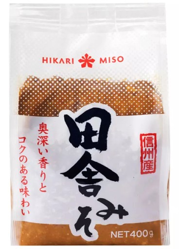 Inaka Aka Miso pasta tmavá 400g - Hikari Miso