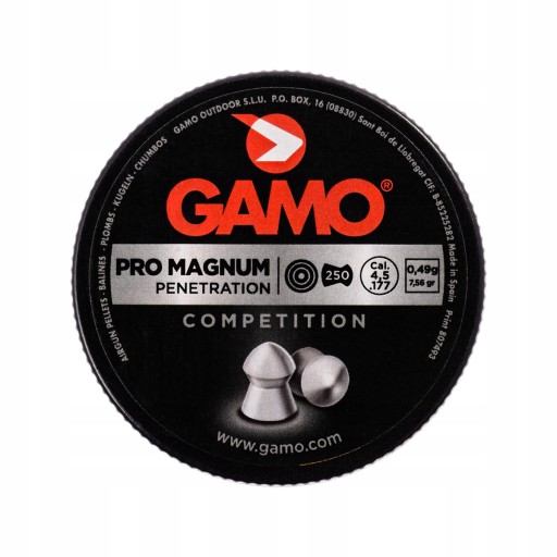 Gamo Pro Magnum pelety 4,5 mm 250 ks