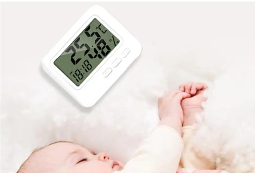 DIGITÁLNY IZBOVÝ TEPLOMER PRESNÝ HYGROMETER LCD METEOSTANICA